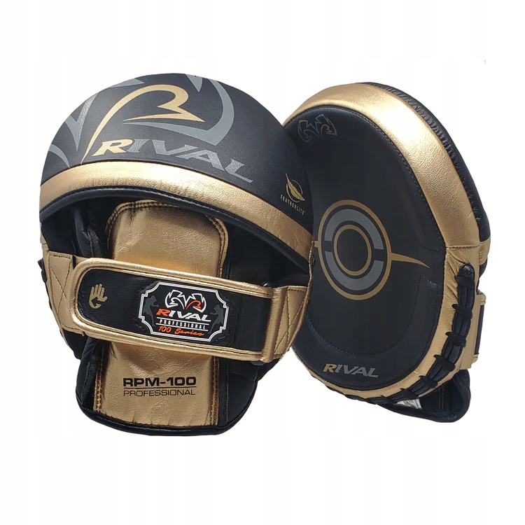 Rival RPM100 Punch Mitts Tlapky trenéra Black/Gold Univerzální