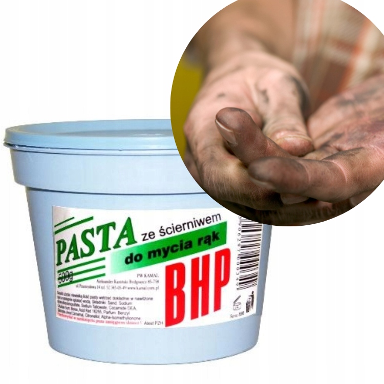 

Pasta Bhp do rąk ze ścierniwem 500g Kamal