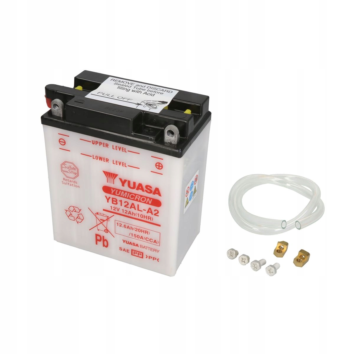 AKUMULATOR YUASA 12V 12AH 150A P+ YB12AL-A2