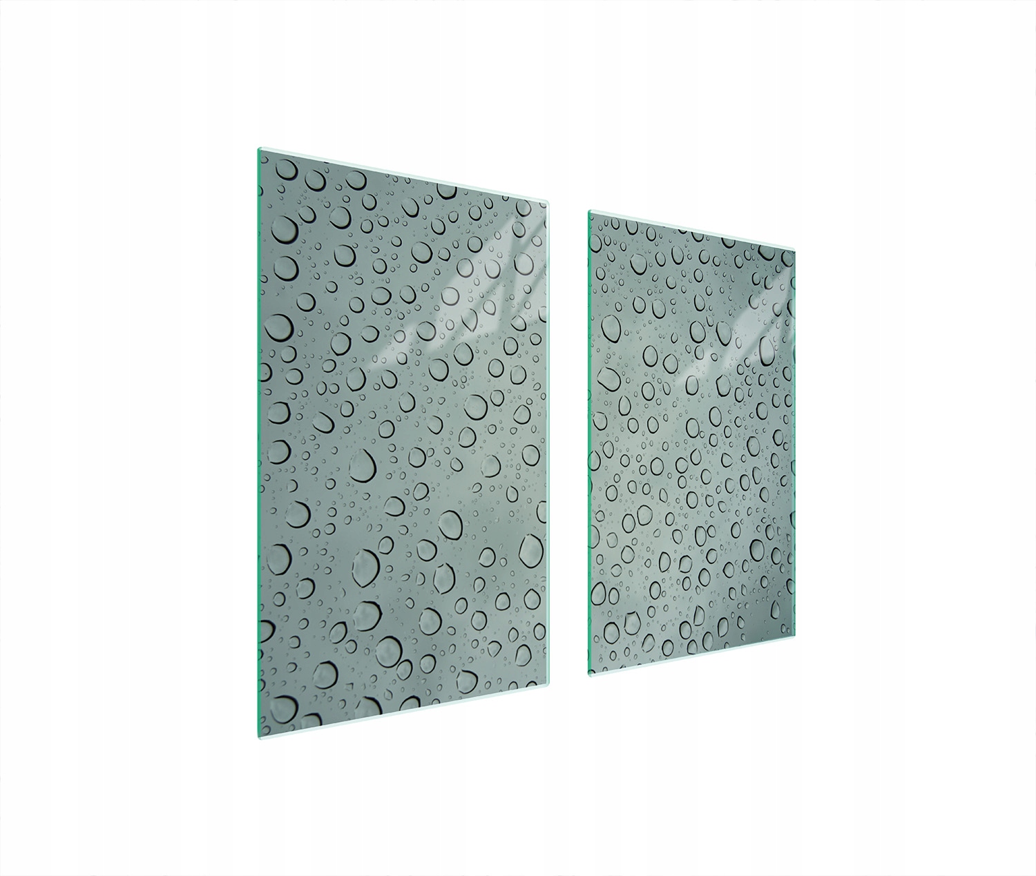 Skleněná Ochranná Deska Na Sporák 75x52 Kapky Tvrzené Sklo