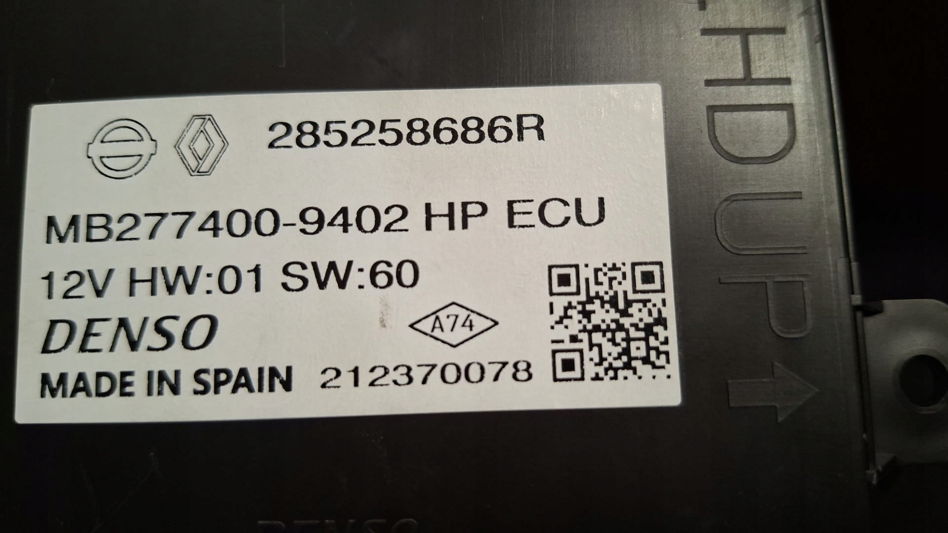 modul vezerlő egység klíma Renault Megane E-Tech 285258686R
