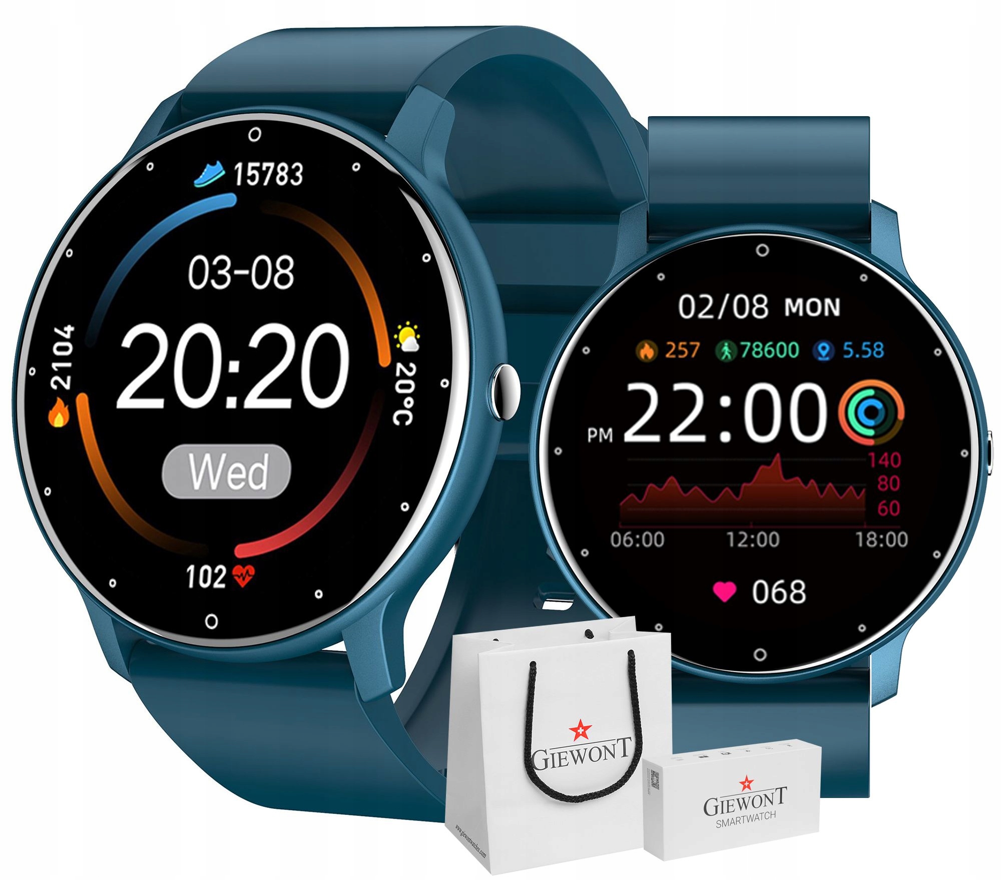 Smartwatch Giewont GW120-4 Niebieski