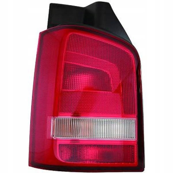 Lampa tylna lewa VW T5 09-15 Czerwono-Białe do modeli z tylną klapą Hella