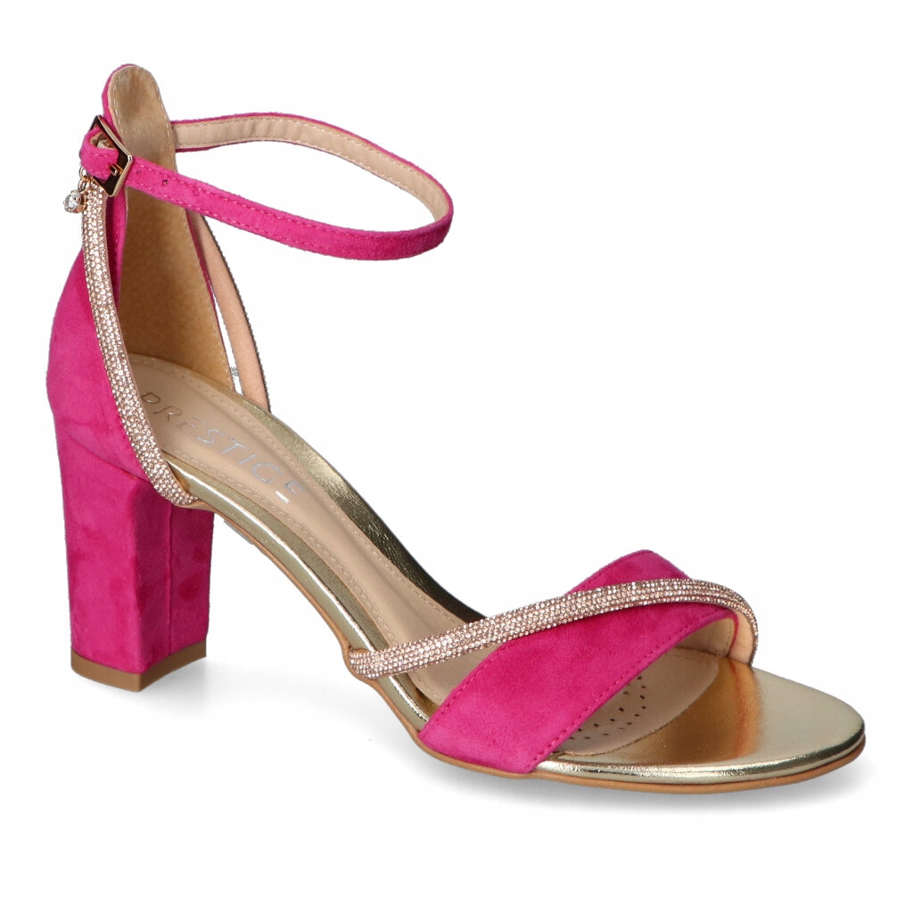 Sandály Prestige 2097/OBL/N/FUKSJA-SEMIŠ/CEK Fuchsia semiš 36