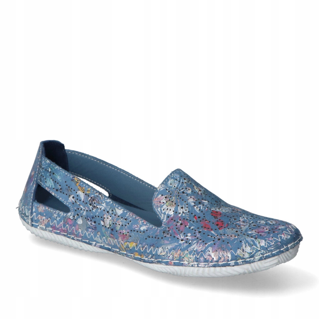 Polobotky Modo 24254-4 Modré květy 41