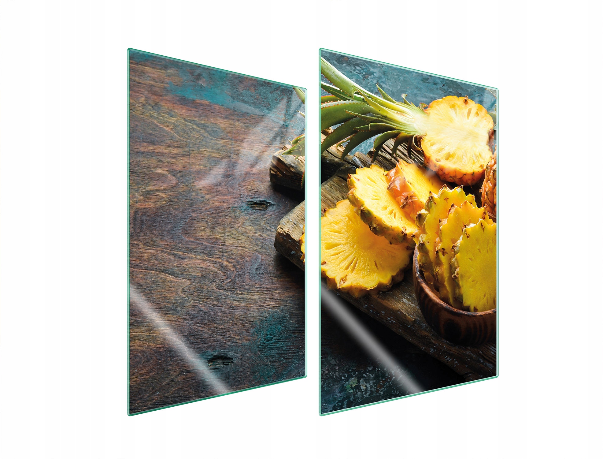 Ochranná Skleněná Deska Do Kuchyně 2x35x52 Ananas Tvrzené Sklo