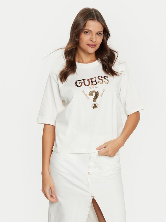 Dámské tričko Guess aurelie boxy tee