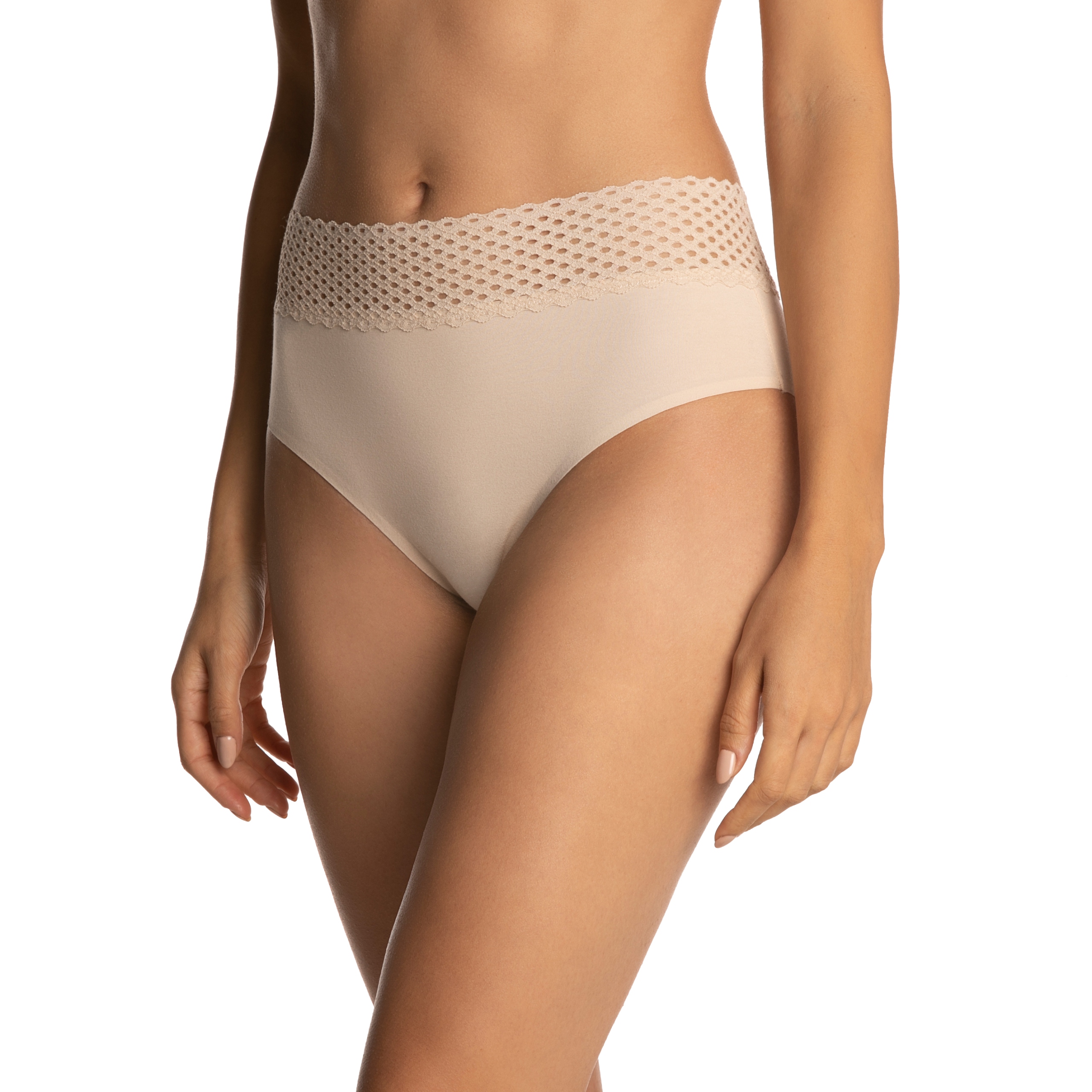 

Lama Figi Majtki Damskie Bikini Laser Cut Roz.s