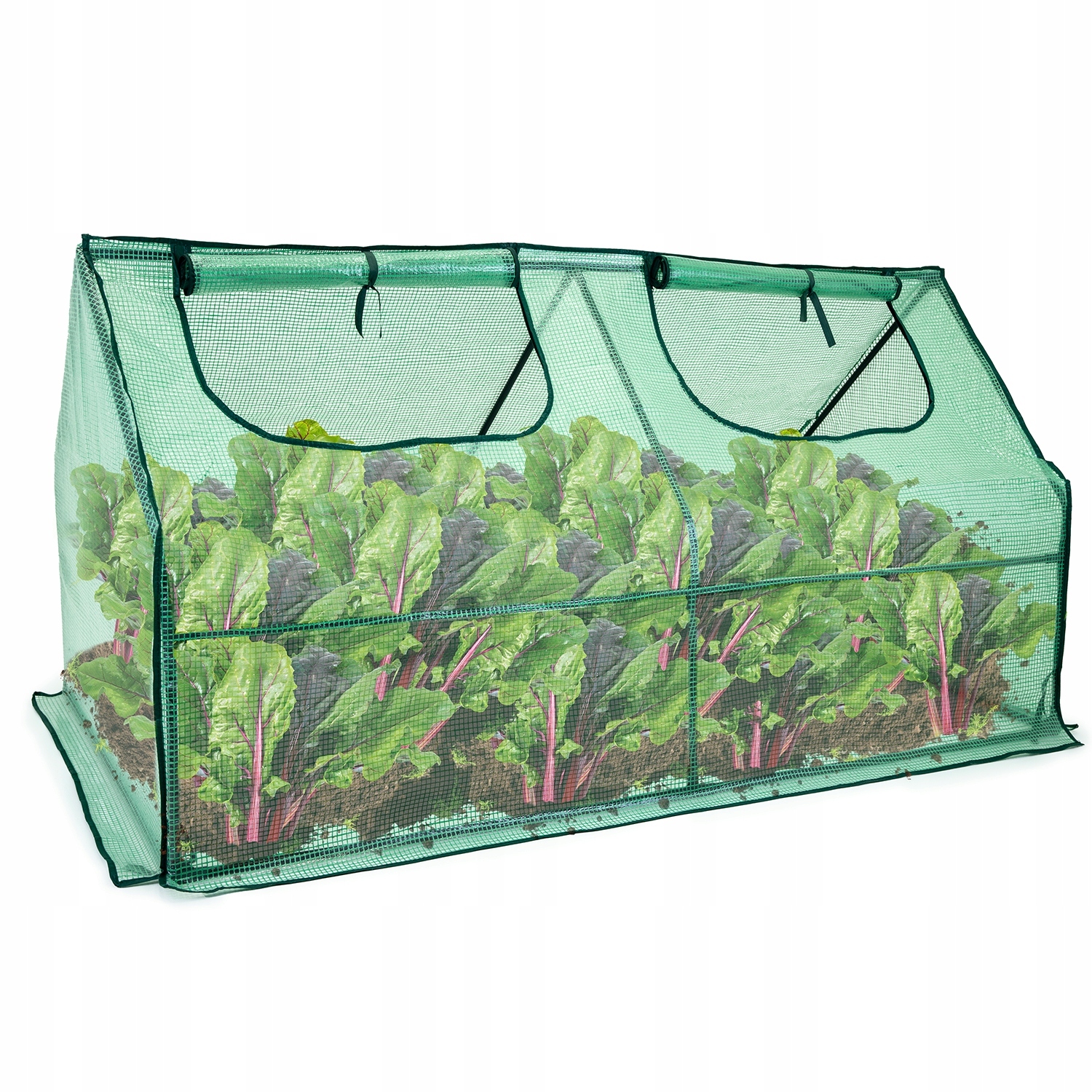 Mini SZKLARNIA ogrodowa 180 x 90 do uprawy ROŚLIN na grządkę TUNEL FOLIOWY