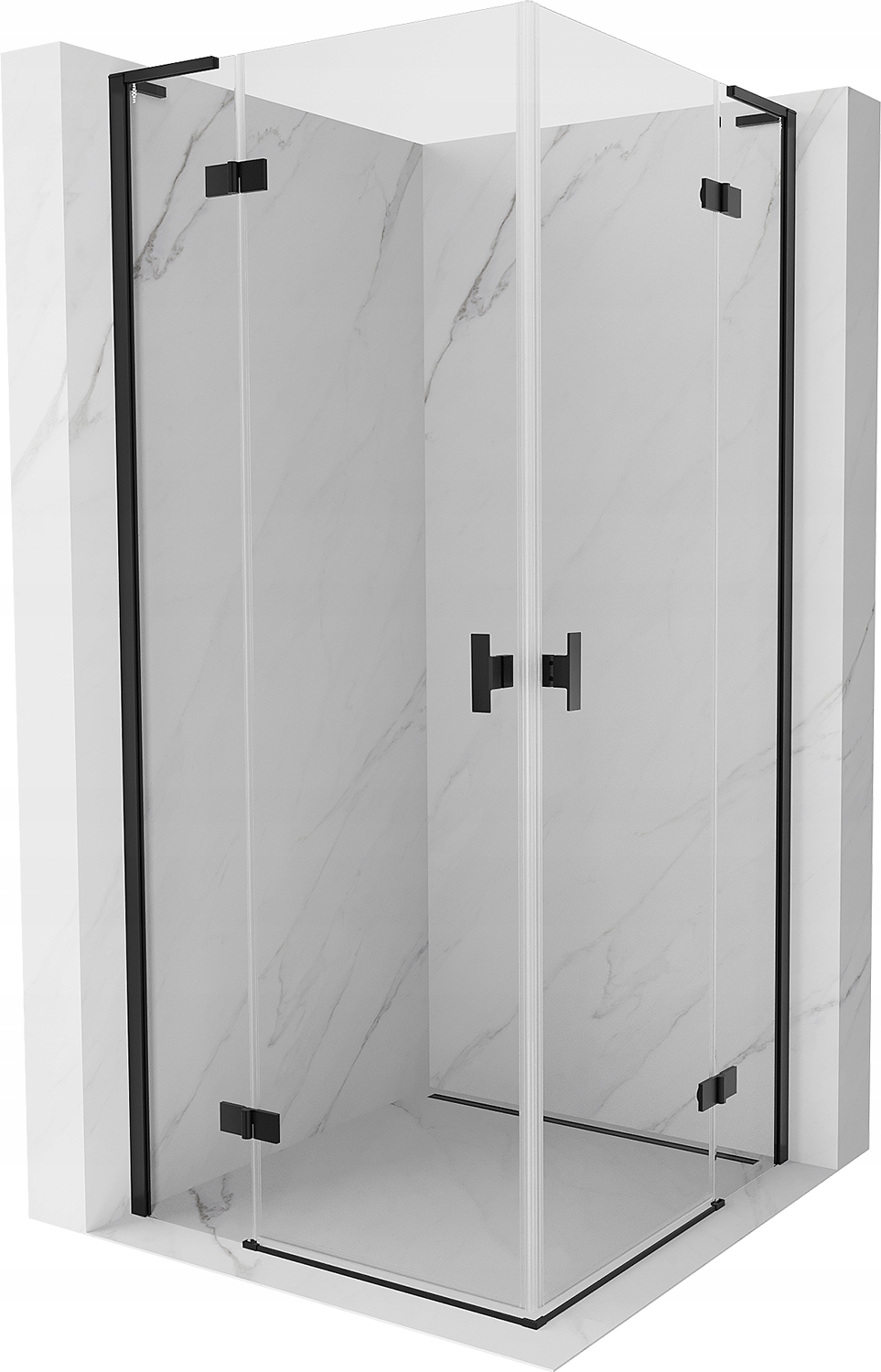 Mexen Mist-h L Duo Kabina Prysznicowa 115X115 CM Transparent Czarna