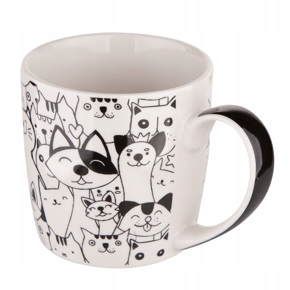 

Kubek Zwierzaki Classic Biały Kot, Altom Design