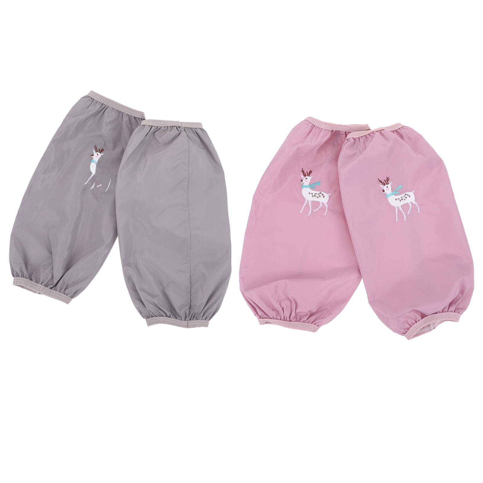 2 PARY WODOODPORNYCH RĘKAWIC KUCHENNYCH Z MOTYWEM ŚWIĄTECZNYM RENIFERA