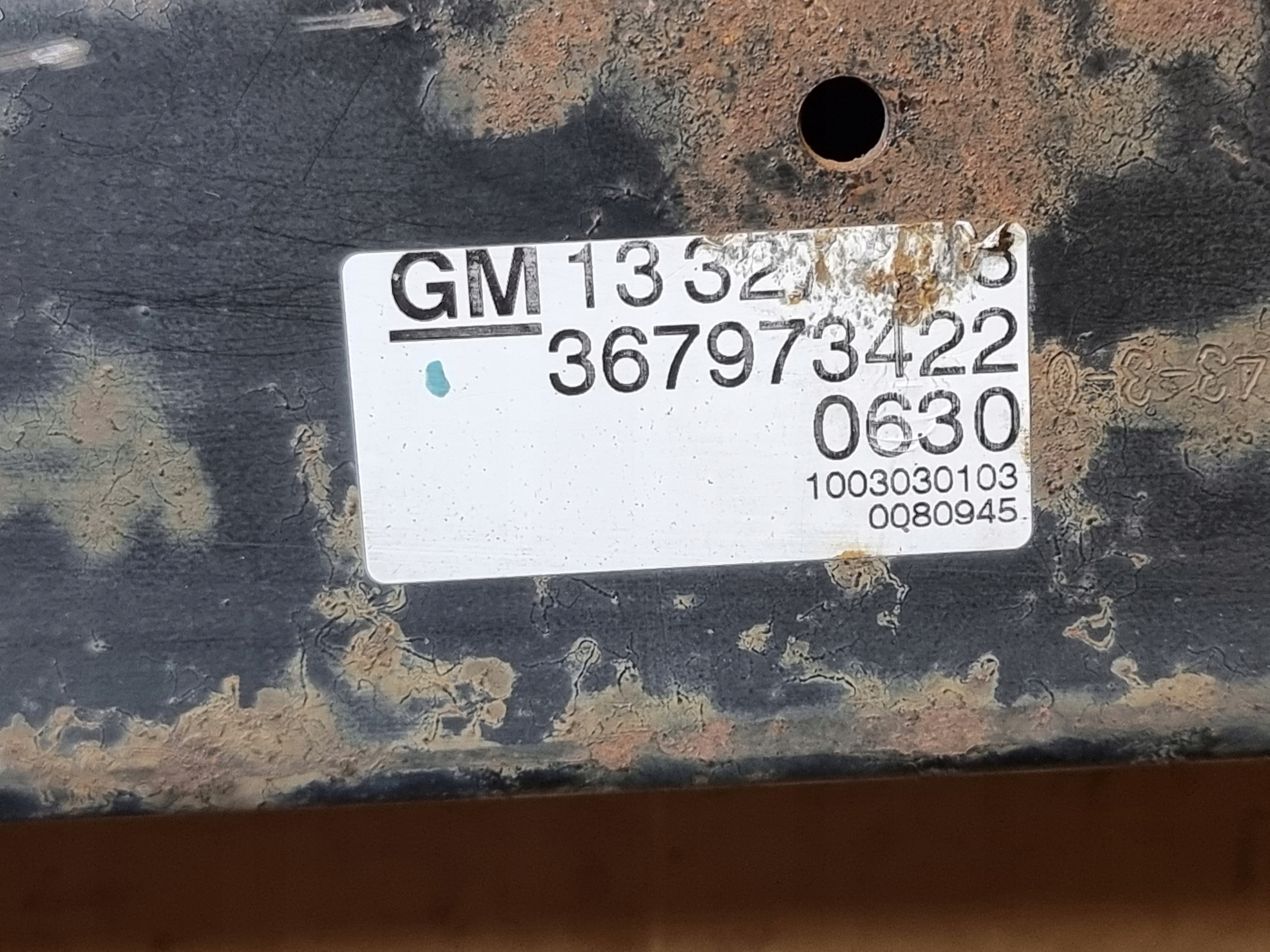 axle beam subframe OPEL ASTRA J 09-15r OE 13327070