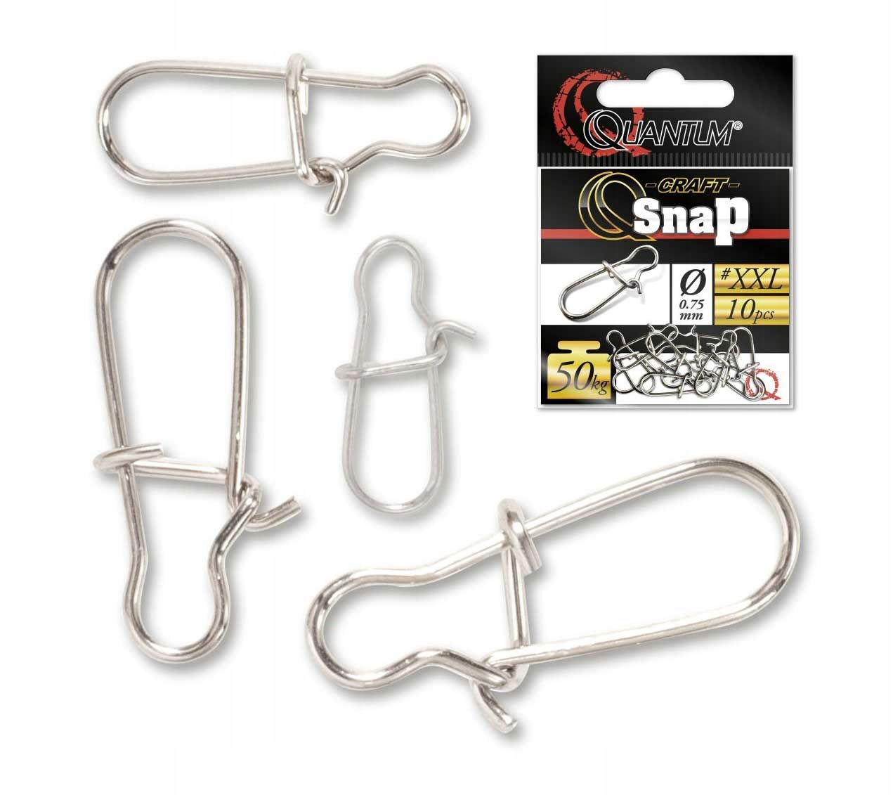 Mocne Agrafki Quantum Q-snap XL/35,0kg