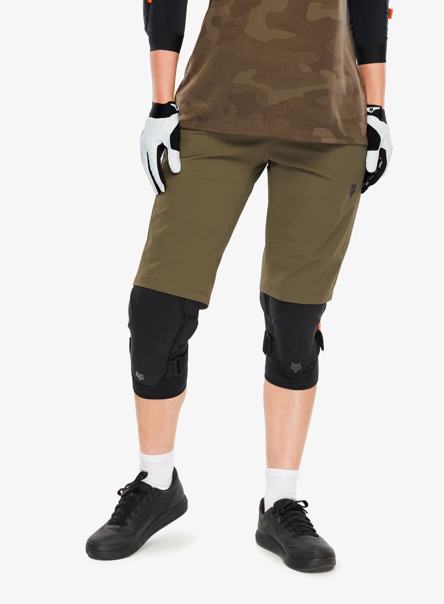 Dámské cyklistické šortky Fox Ranger Short military 6 (s)