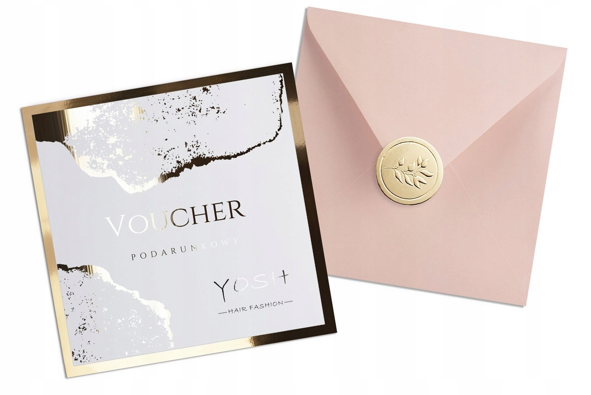 VOUCHER KARTA BON PODARUNKOWY UPOMINKOWY ZŁOCONE SREBRNE ROSE GOLD