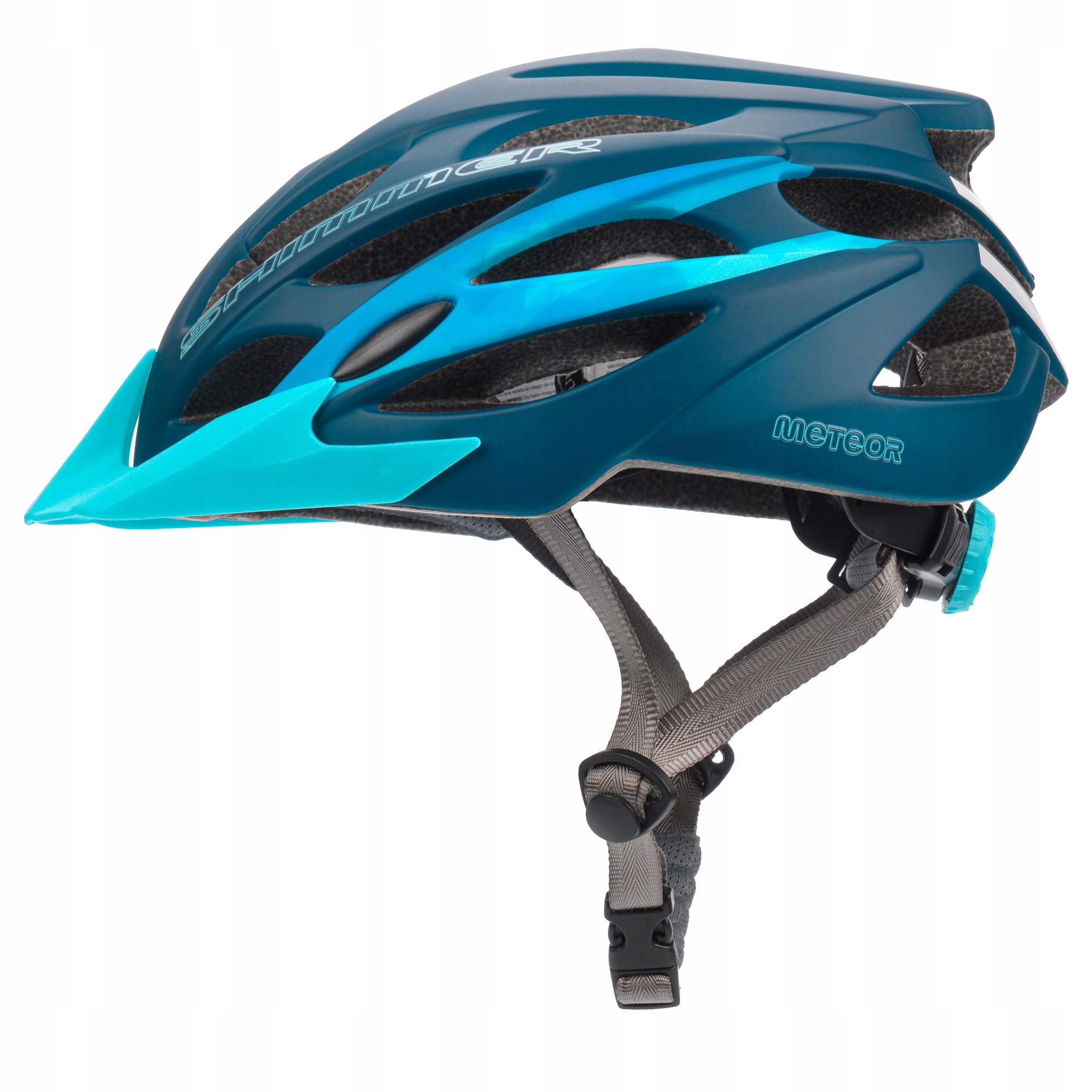 Kask Rowerowy Regulowany Meteor Shimmer INmold Tech wentylacja M 55-58cm