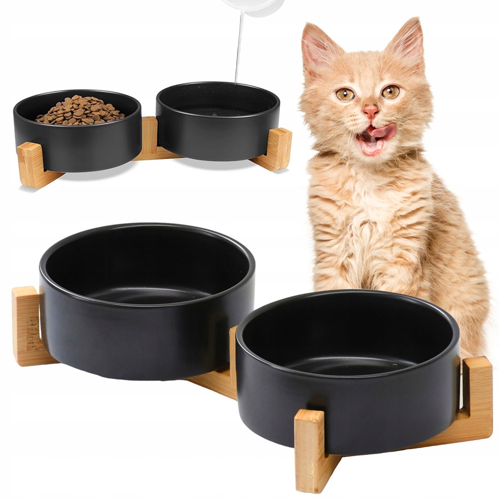 Levně Sada dvou keramických misek na krmení Tutumi 500 ml