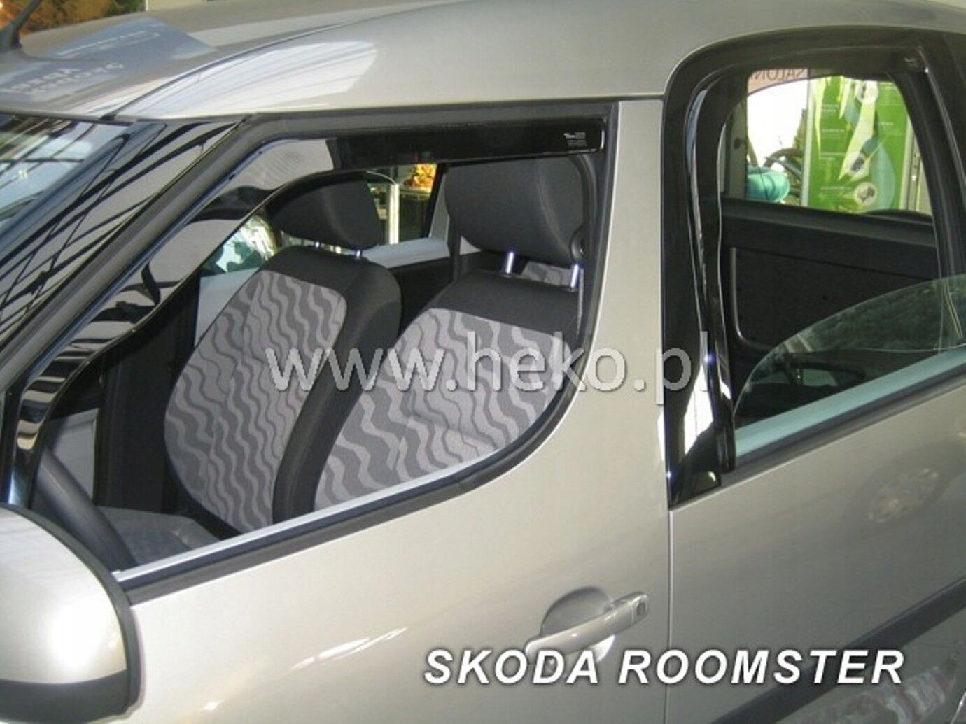 WinJ&J Automotive Deflektory oken pre Skoda Roomster 2006-2015 4ks