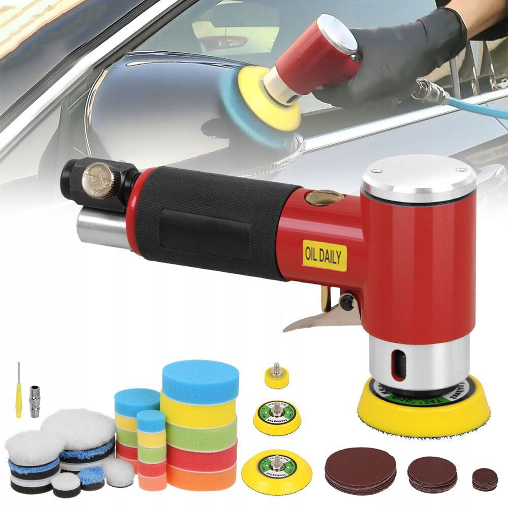 SZLIFIERKA OSCYLACYJNA 1"/2"/3" SZLIFIERKA POLERKA PNEUMATYCZNA REFLEKTORÓW Marka bez marki