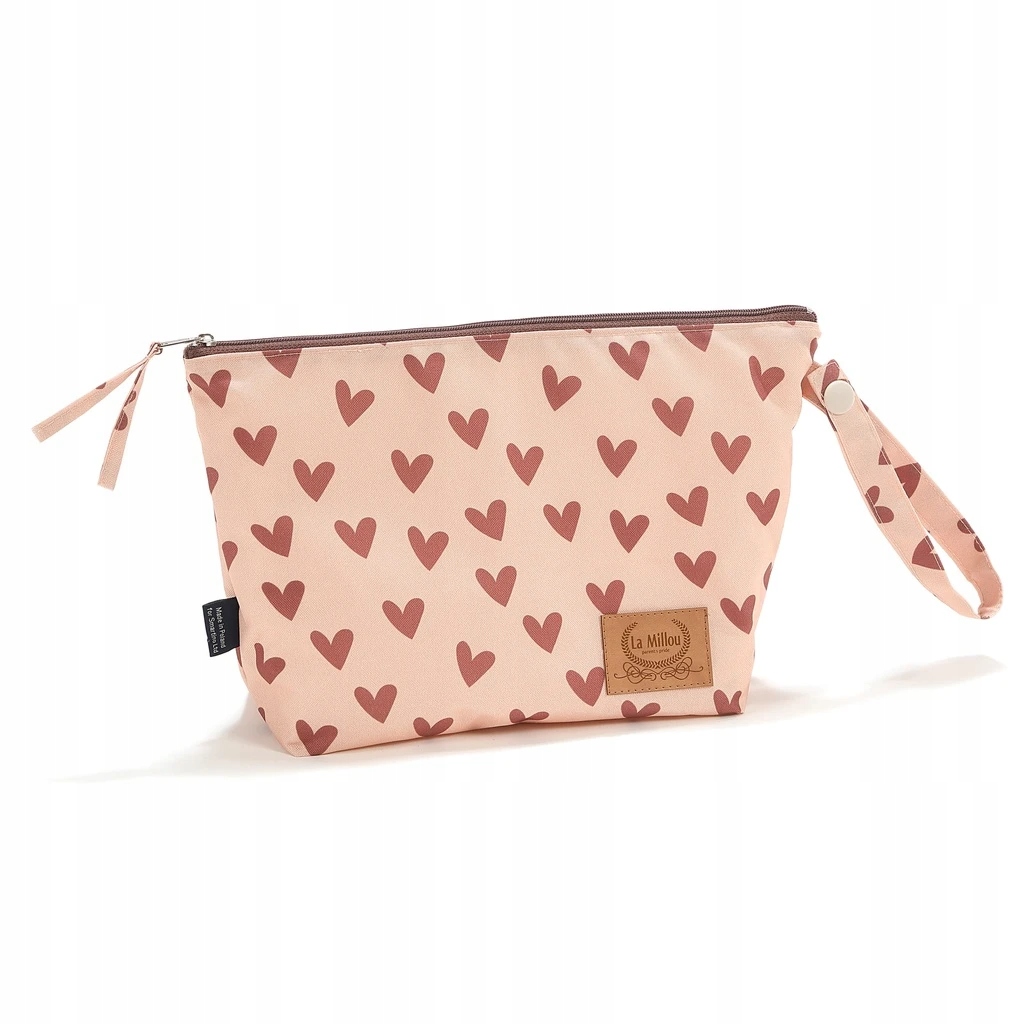 Kosmetyczka Rozmiar M Heartbeat Pink Wodoodporna La Millou