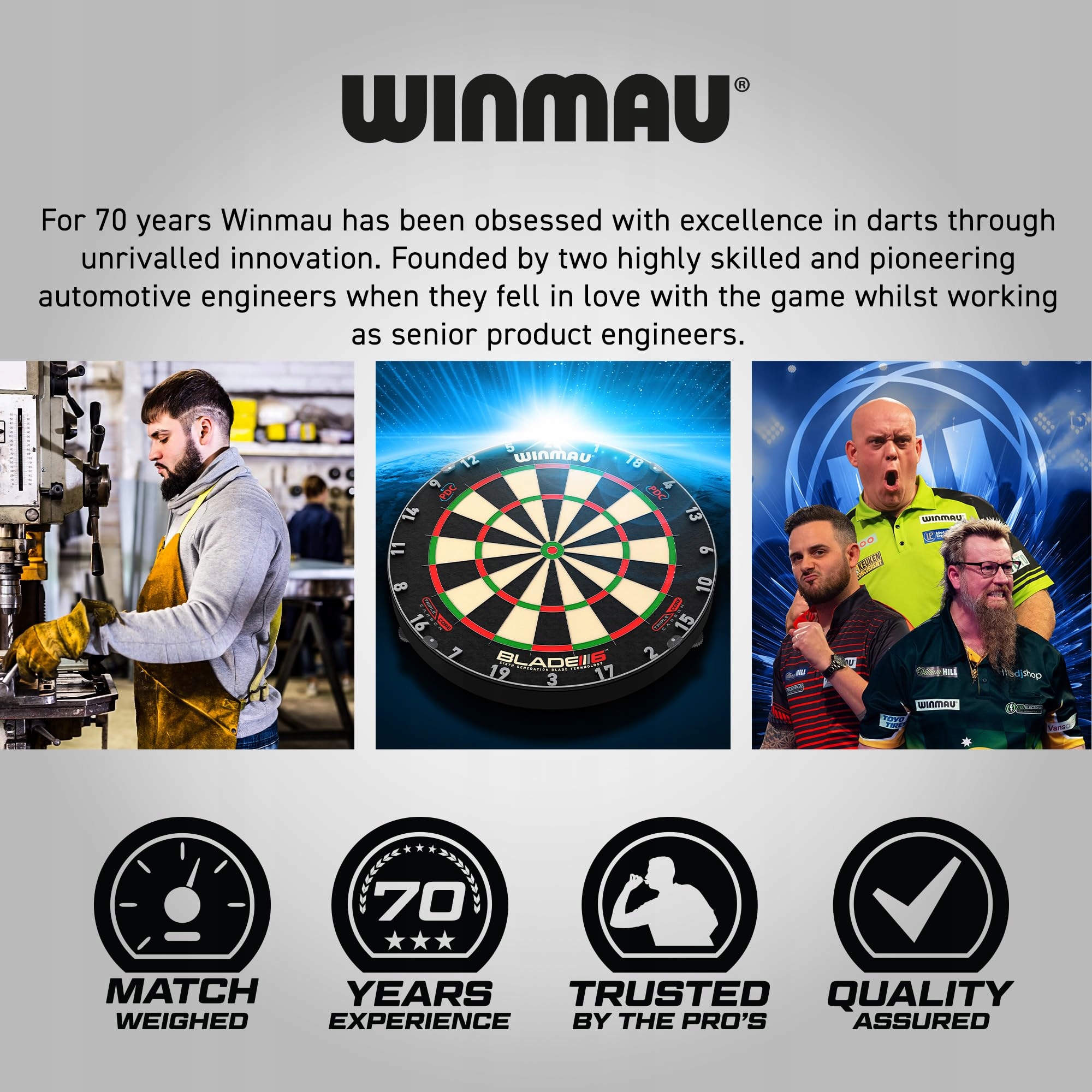 WINMAU Zestaw Profesjonalnych Lotek Softip Wolfram 22g Zielony — miniatura 6