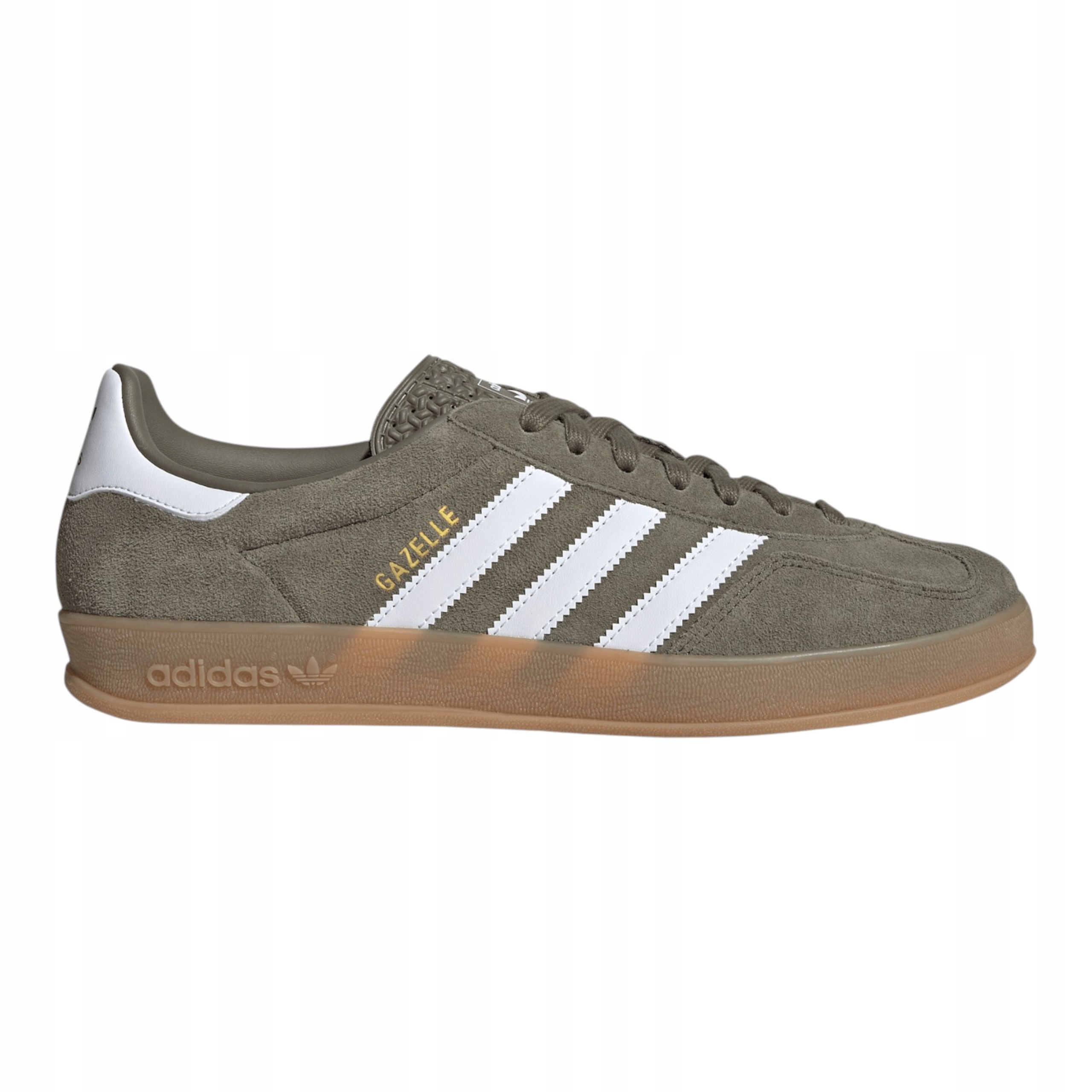 Unisexové boty Adidas Gazelle Indoor JQ0174 zelené semišové 37 1/3