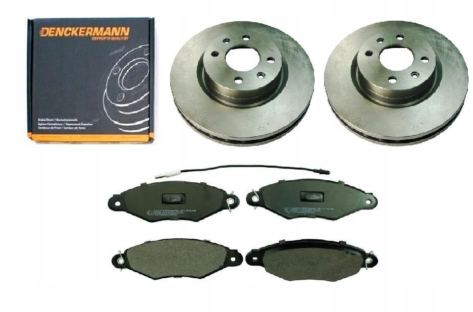 Kotouče Kostky Renault Kangoo Přední 259 Sada Ventilky