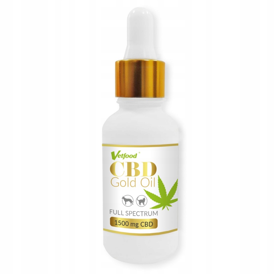 Levně Vetfood Cbd olej 1500 mg 30 ml