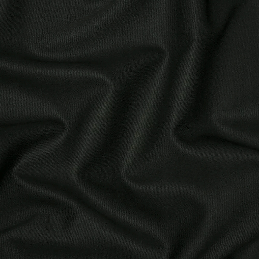 Látka Vlna italská viditelná vazba tmavá zeleň