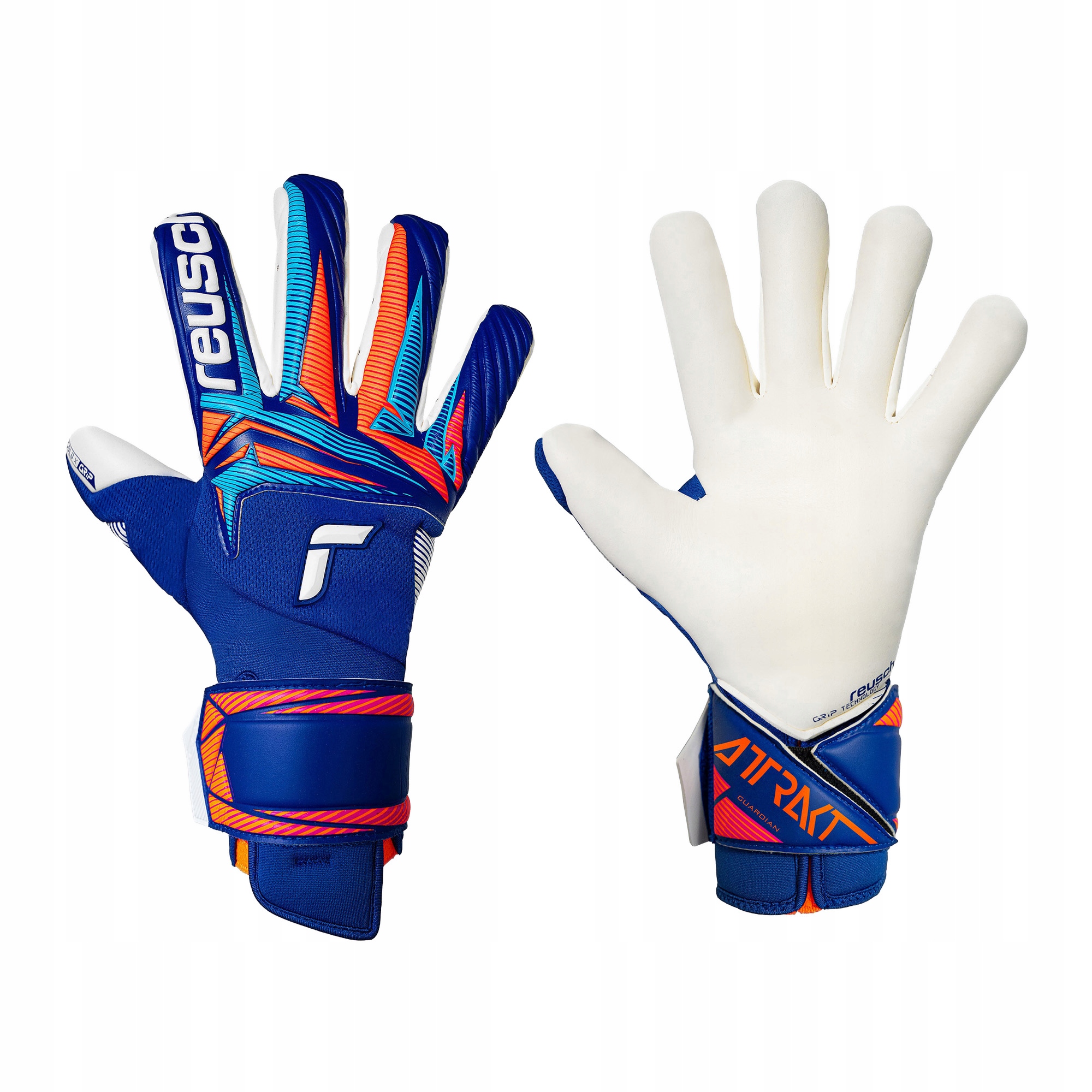 Rękawice bramkarskie Reusch Attrakt Gold X Guardian 5670984-4126 r. 9,5