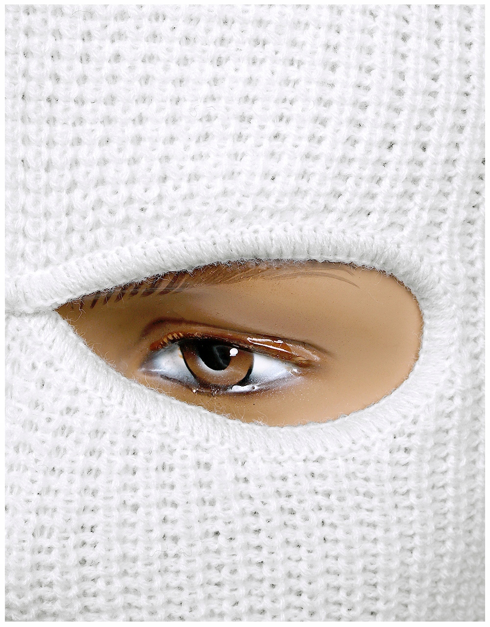 KOMINIARKA ZIMOWA 3 OTWORY CZAPKA BALACLAVA AKRYL MIL-TEC BIAŁA Materiał dominujący Akryl