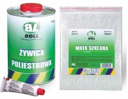

Żywica Boll Zestaw Naprawczy+mata+utwardzacz 1KG