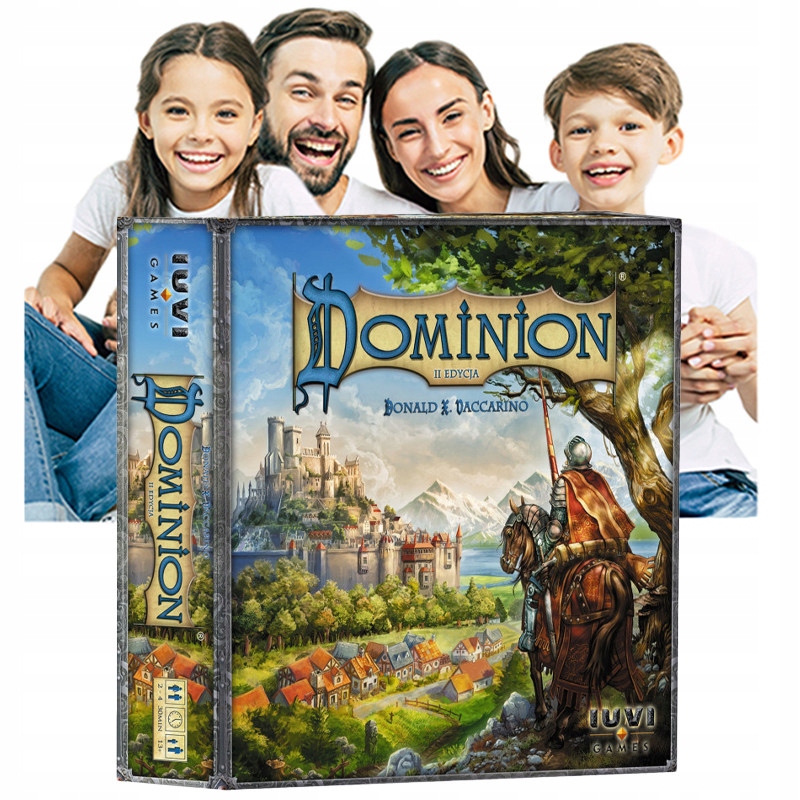 Dominion Śmieszna Gra Towarzyska Rozgrywka Integracyjna Zabawa Strategia