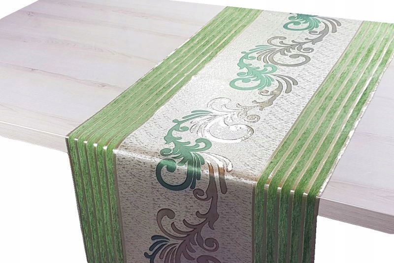 BIEŻNIK SILVER GOLD 40x140 OBRUS NA STÓŁ PREMIUM EAN (GTIN) 5903816201317