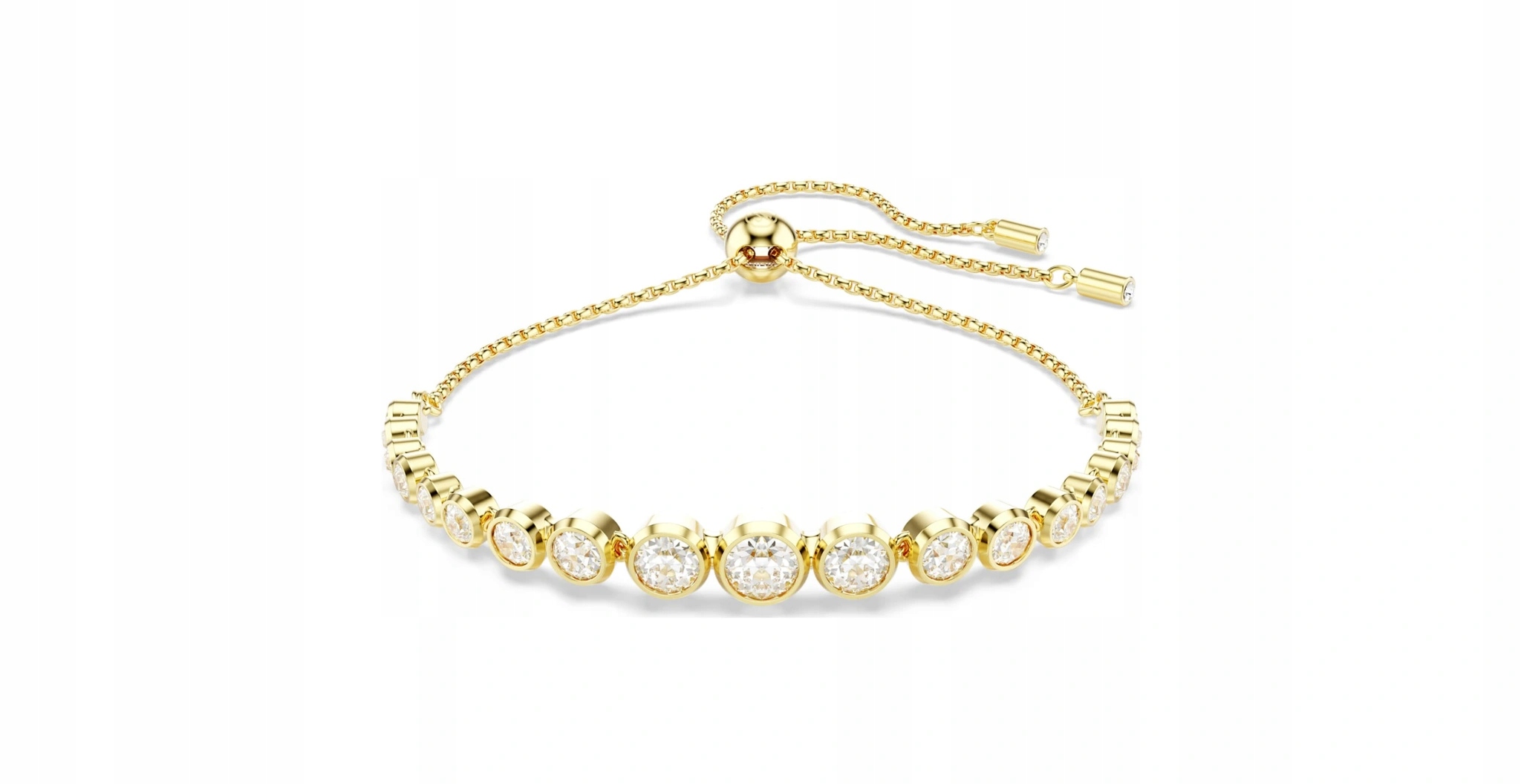 Dámský Náramek Swarovski 5705450 Tenisový Zázvor S Krystaly, Nastavitelný