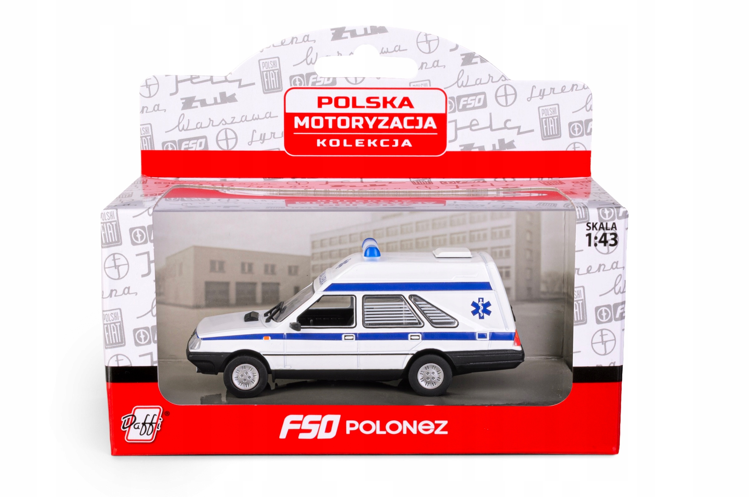 Model Polonez Cargo ambulans K-630 16306 Daffi
