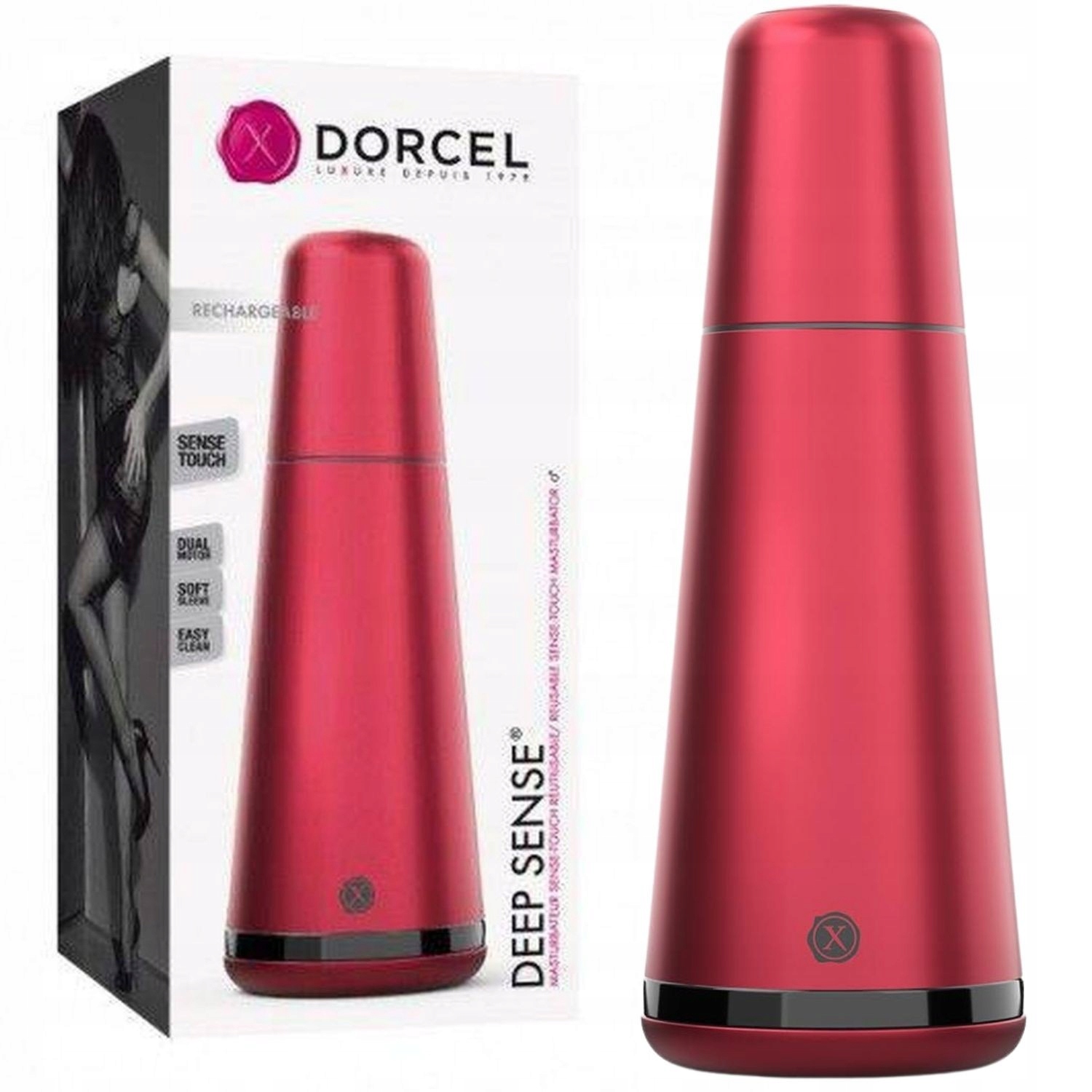 

Designerski masturbator z wibracjami, Dorcel