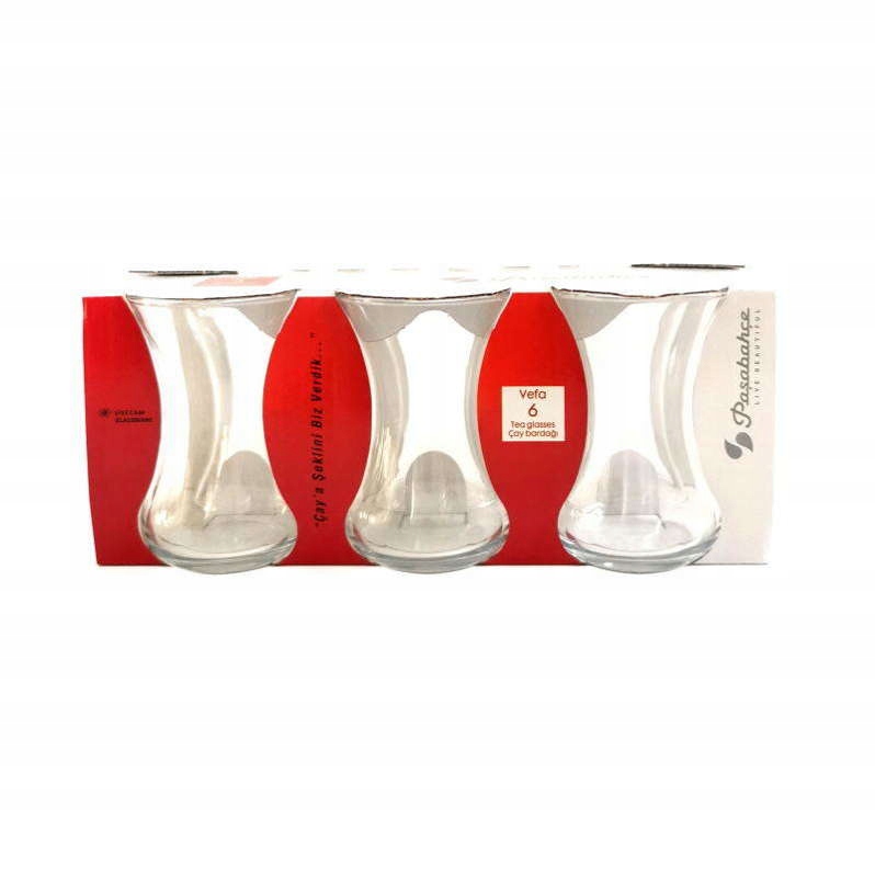 

Zestaw 6 szklanek Pasabahce (herbata Turcja 100ml)