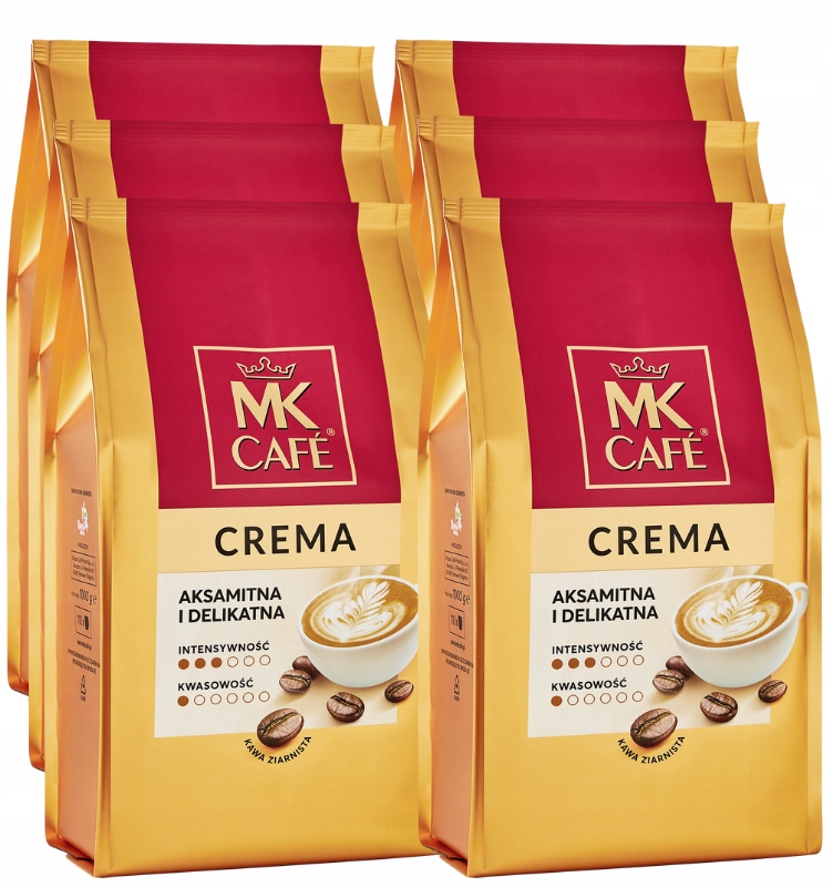 Levně Káva zrnková Mk Cafe Crema 6x1 kg