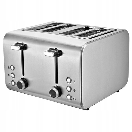 Štýlový hriankovač so štyrmi komorami a funkciou 1500 W