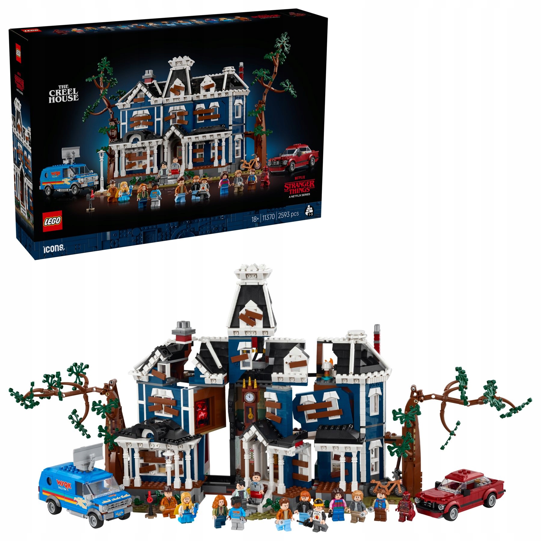 Klocki LEGO Icons 11370 Stranger Things: Dom Creelów 2593 elementy
