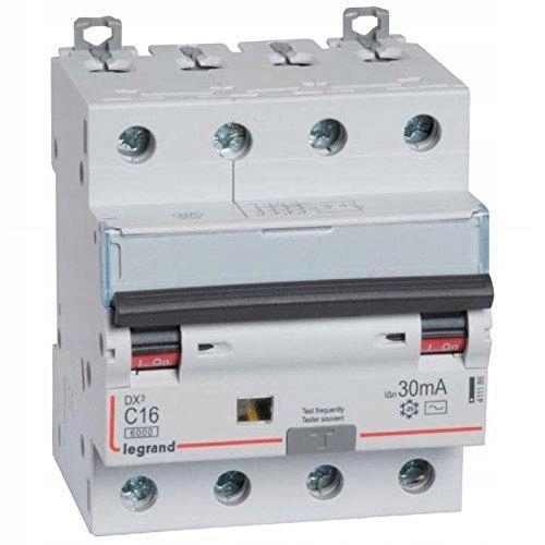 Legrand Wyłącznik różnicowonadprądowy 4P 16A C 0,03A typ Ac P314 DX3