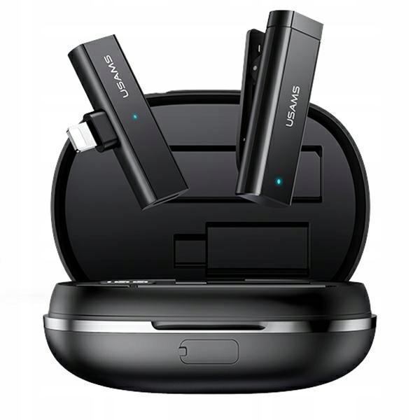 Usams Bezdrátový kravatový mikrofon Enc 2.4G Wireless Lavalier Microphon