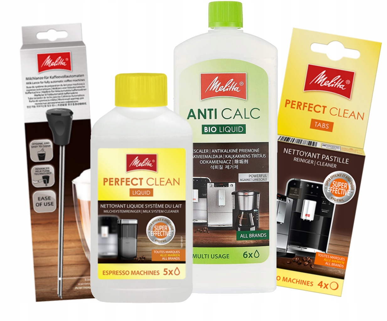 Univerzální sada na čištění kávovaru lanka na napěnění mléka