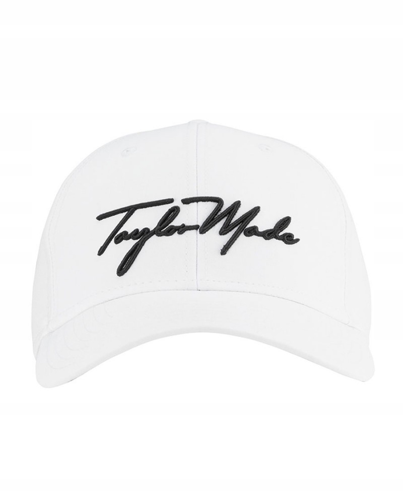 TAYLORMADE SCRIPT SEEKER HAT WHITE Marka Taylormade