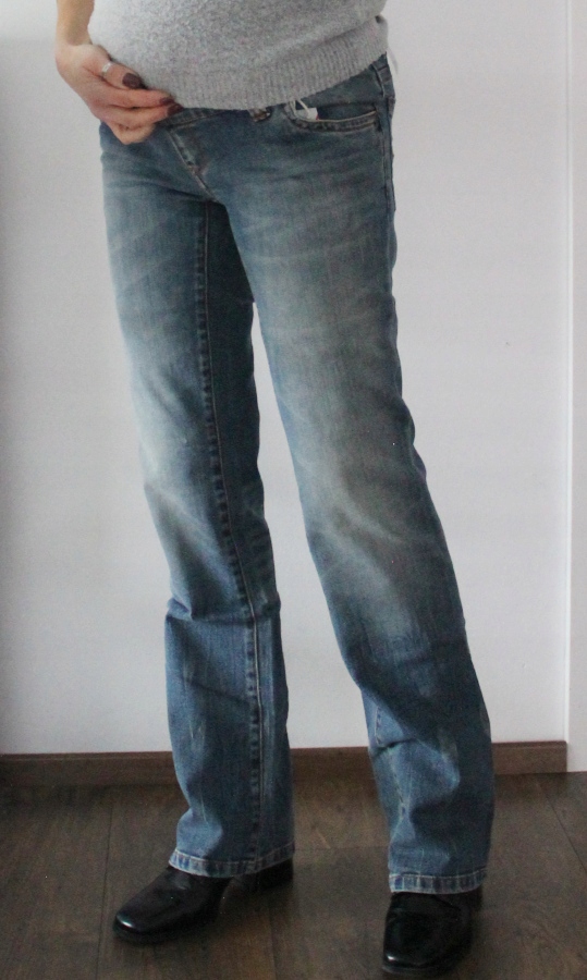 Džíny Těhotenské Kalhoty Jednoduché pohodlné S