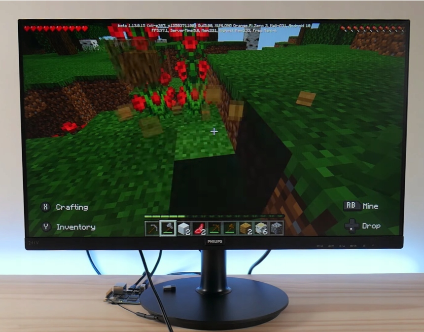 Mikrokomputer Orange Pi Zero 2 1GB DDR3 micro HDMI WiFi Bluetooth 5.0 Pamięć RAM 1 GB