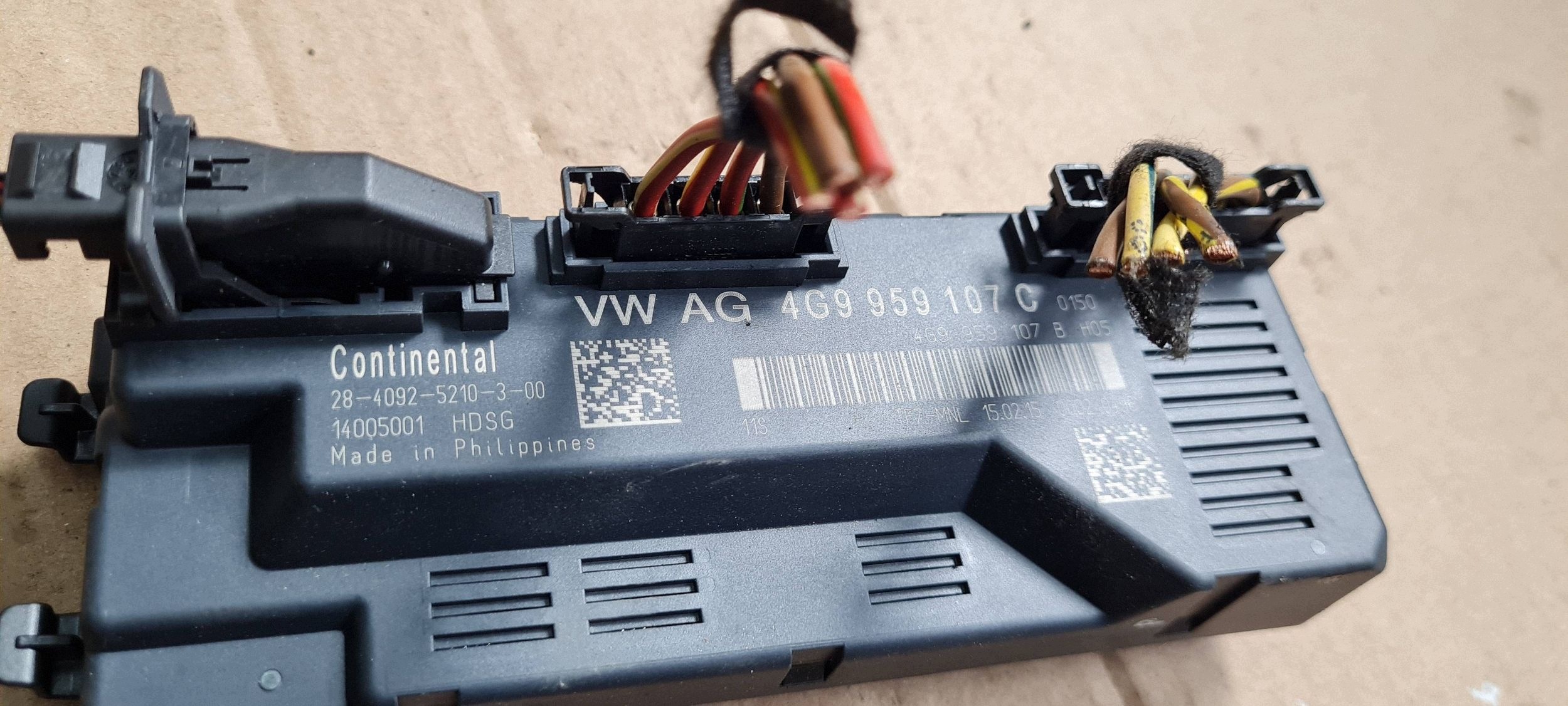 A6 C7 4G LIFT module control unit bonnet boot KOMBI 4G9959107C