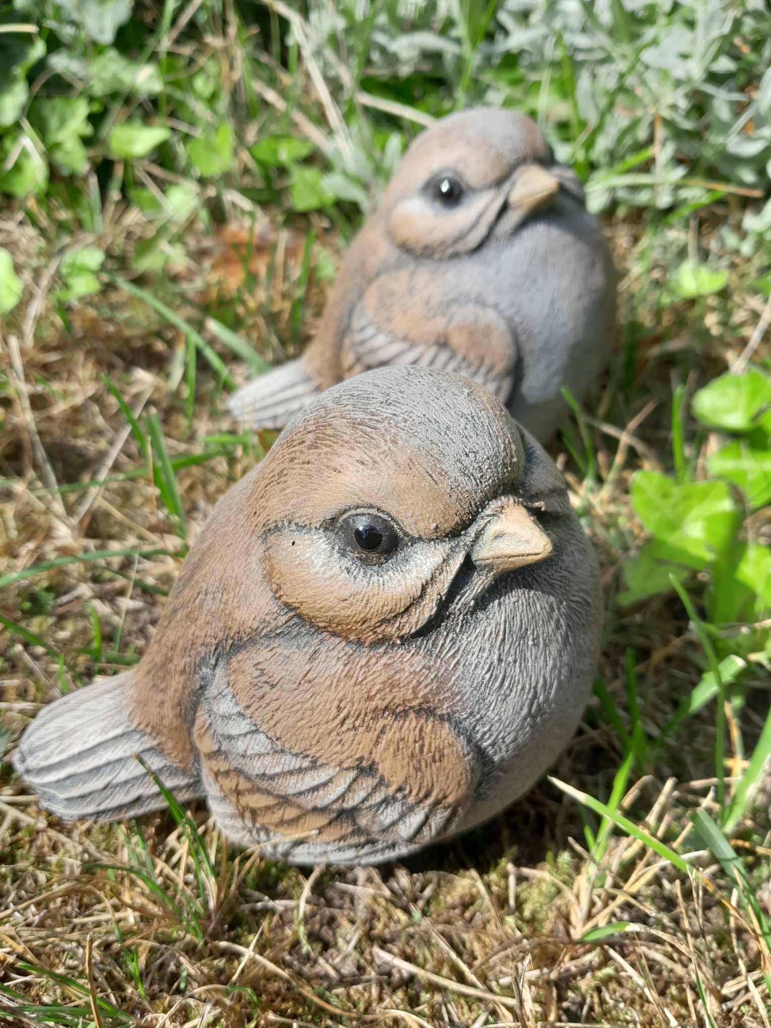 Zestaw Figurek betonowych Wróbelki Wróbel Hand made 2 szt Producent inna